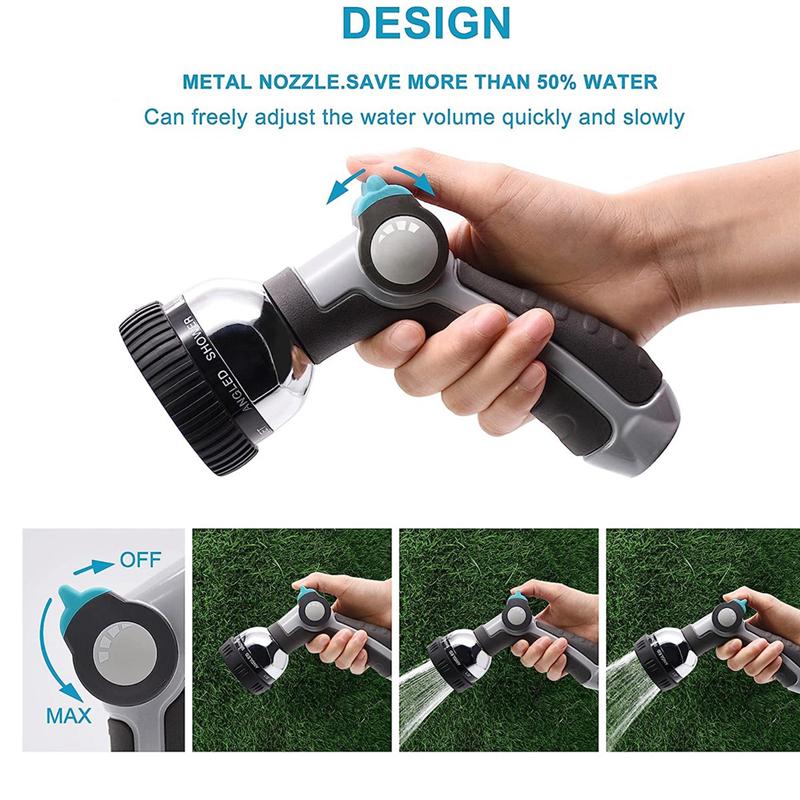 

BHBL Garden Hose Nozzle Sprayer: 2 Pack 10 Watering Patterns Water Hose Nozzles for Watering Plants,Lawn & Garden China Mainland