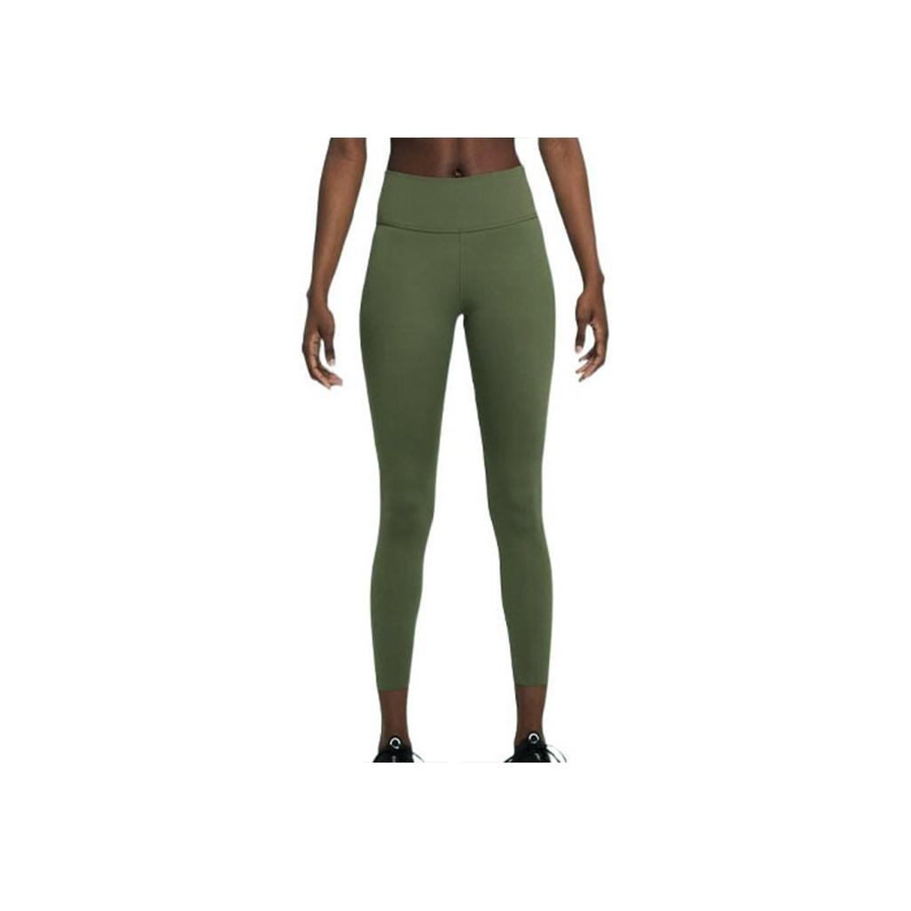 Nike One Luxe 7/8 Dri-FIT Casual Sports Breathable Leggings Women Leggings Olive-Green BQ9995-222