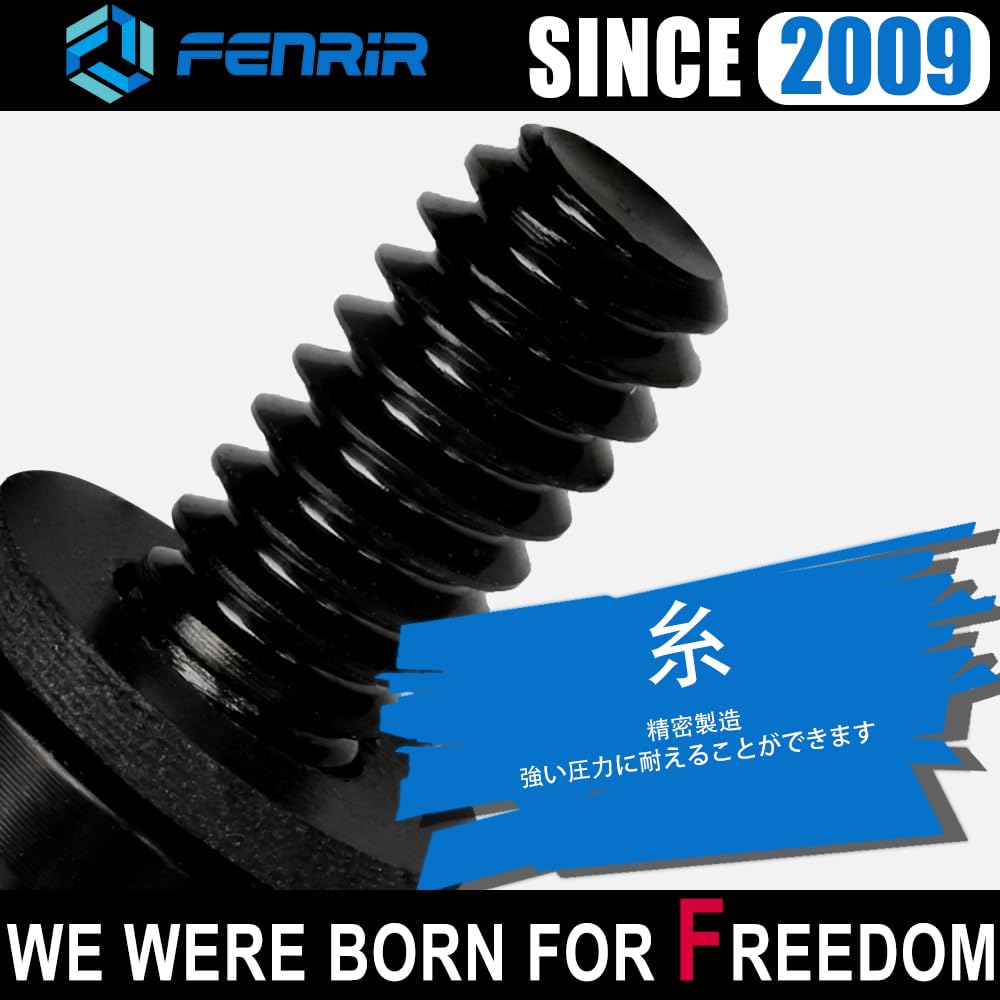FENRIR Motorcycle Quick Release Seat Bolt Screw 304 Stainless Steel
