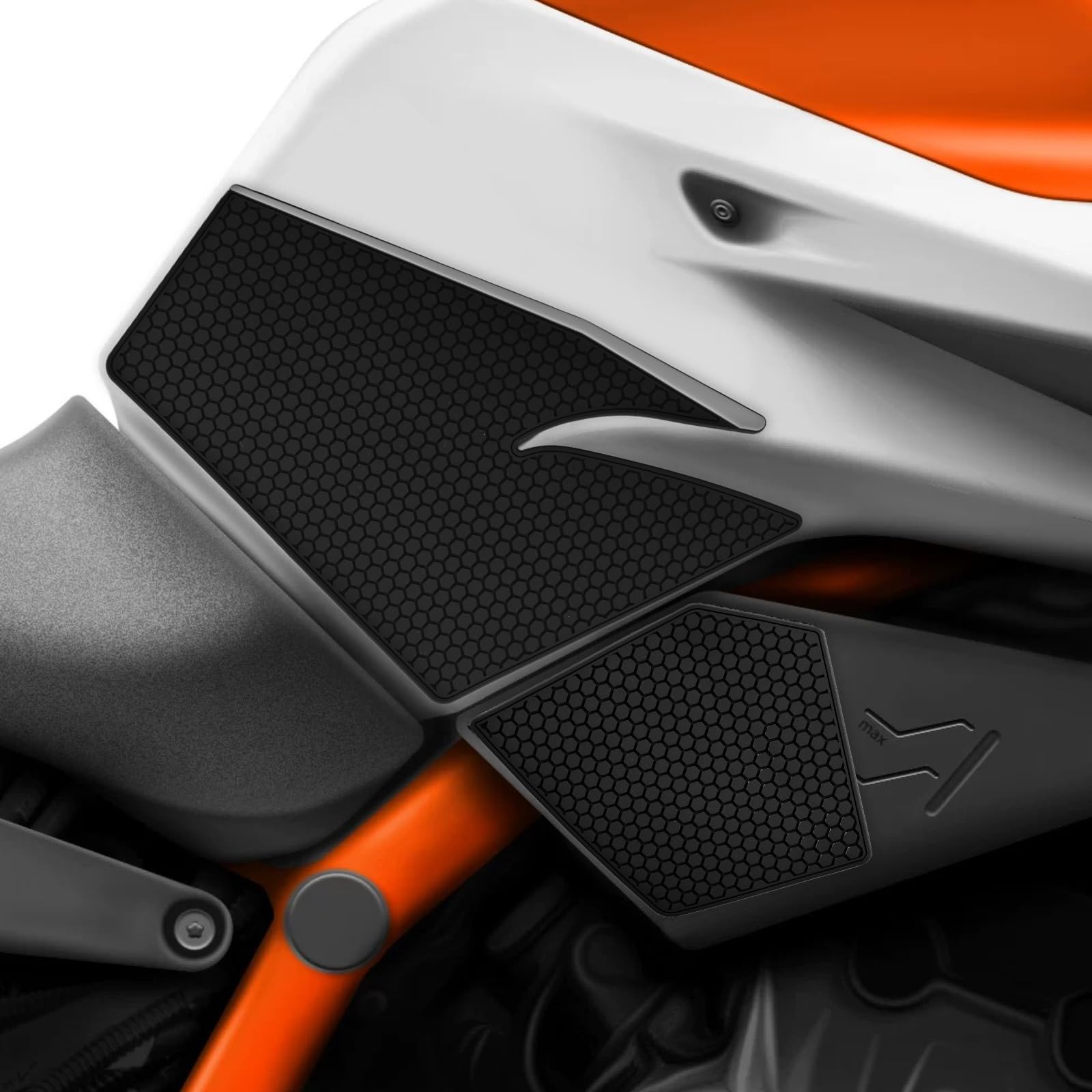 BYEMTTY 3D Тракционная накладка на бак для KTM Duke 790, Duke 890 и 890R (Серый/черный)