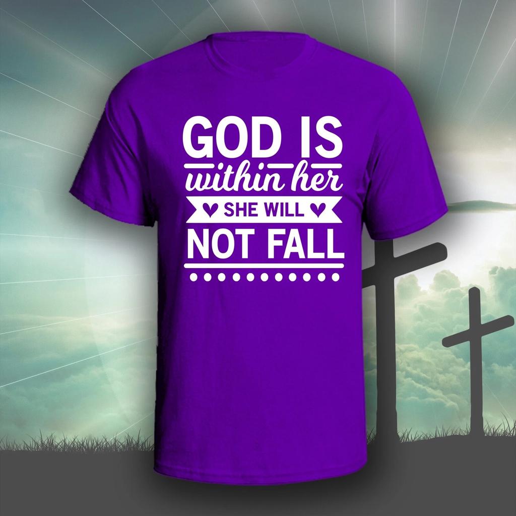 God Is Within Her graphic tee shirt | Christian Bible God