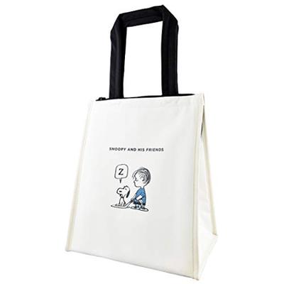 Onishi Ken Seihan PEANUTS SNOOPY Lunch Bag Square IVORY (L) PF-2500