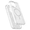 For iPhone 15 Pro Max Phone Case Compatible with MagSafe Glitter PC+TPU Hybrid Shockproof Cover