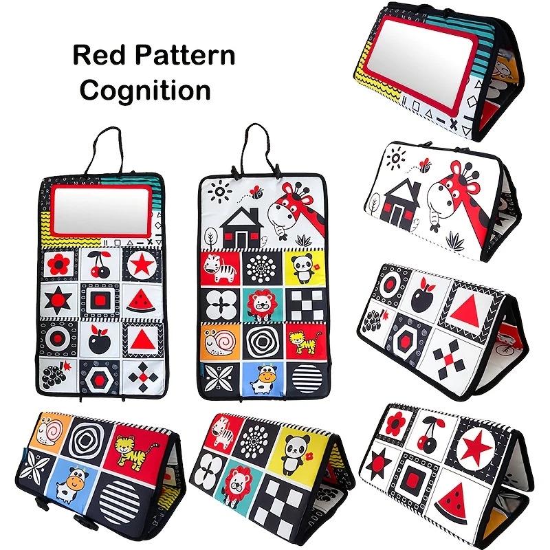 

Baby Car Safety Mirror Toy for Vision Development and Education червоний