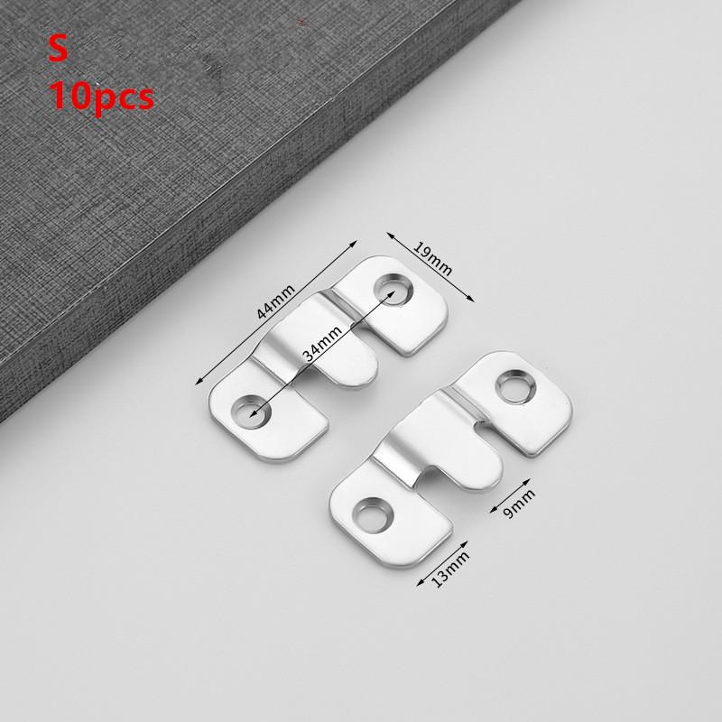

10 шт. Подвесная пряжка из нержавеющей стали Вставка Рамка для картины Рамка для зеркала Подвесная пряжка для картины Зеркало для кровати Пряжка для рамки для картины S