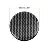 uxcell Wheel Center Cap Sticker Wheel Sticker Clear Resin Carbon Fiber Pack of 4 50mm