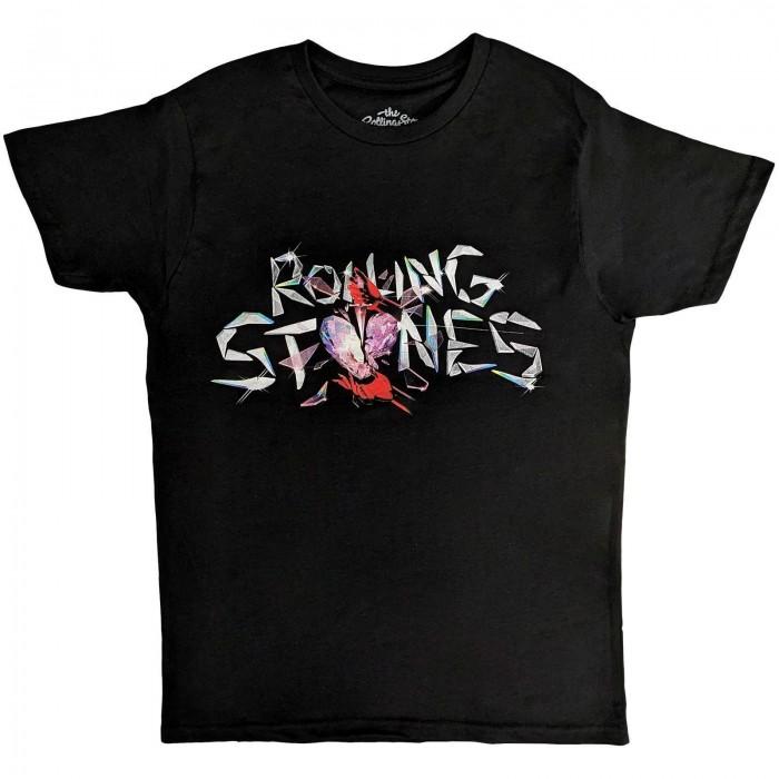 The Rolling Stones Unisex Adult Hackney Diamonds Glass Logo T-Shirt