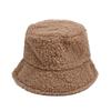 1PC Women's Winter Warm Lamb Fisherman Hat Outdoor Letter Basin Hat Suitable for Weddings Outdoor Activities