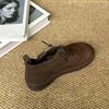 Leather Shoes,  Retro Casual Leather Ankle Boots, and A Pair of Cotton and Linen Boots