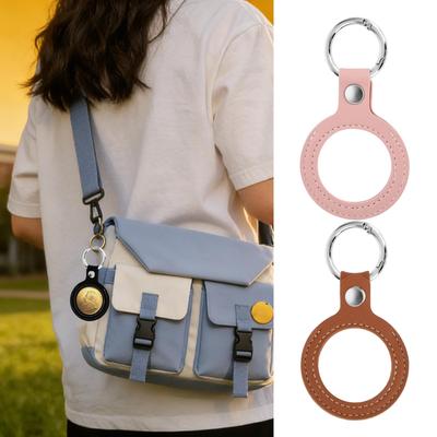 PU Leather Coin Holder Portable Keepsake PU Leather Coin Holder Keychain Ornament for Adults Women Men Collectors Students