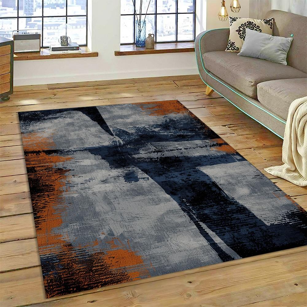 Style New Bohemian Abstract Modern Art Geometry Carpet Rug for Living Room Bedroom Home Sofa Decoration Floor Mat