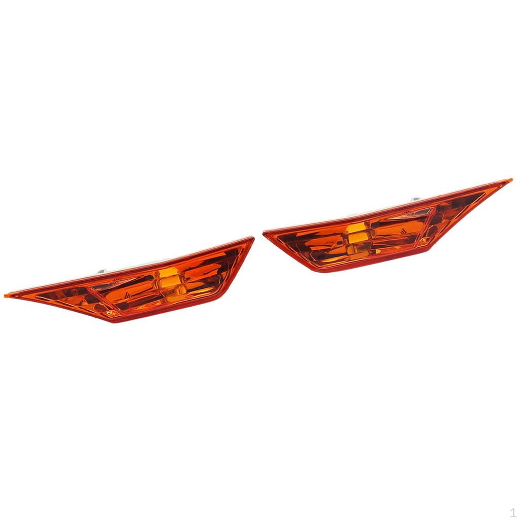 1 Pair Front Marker Lights 34300-Tet-H01 34350-Tet-H01 Indicators Lamp Lens 2016 Coupe