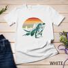 Iguana Retro Sunset Reptiles Unisex T-shirt