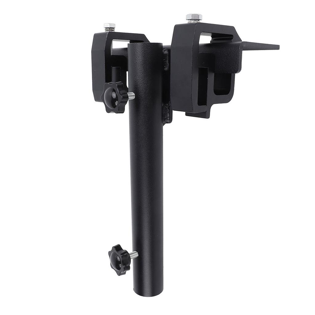 Side Flag Pole Mount Kit Iron Rusting Proof Flagpole Holder with Knob Screws for Truck Pickup Trailer 0.8 to 1.5in Flag Pole