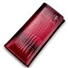 Genuine Leather Women's Wallet with Alligator Pattern - Large Capacity Coin Purse and Patent Leather Design