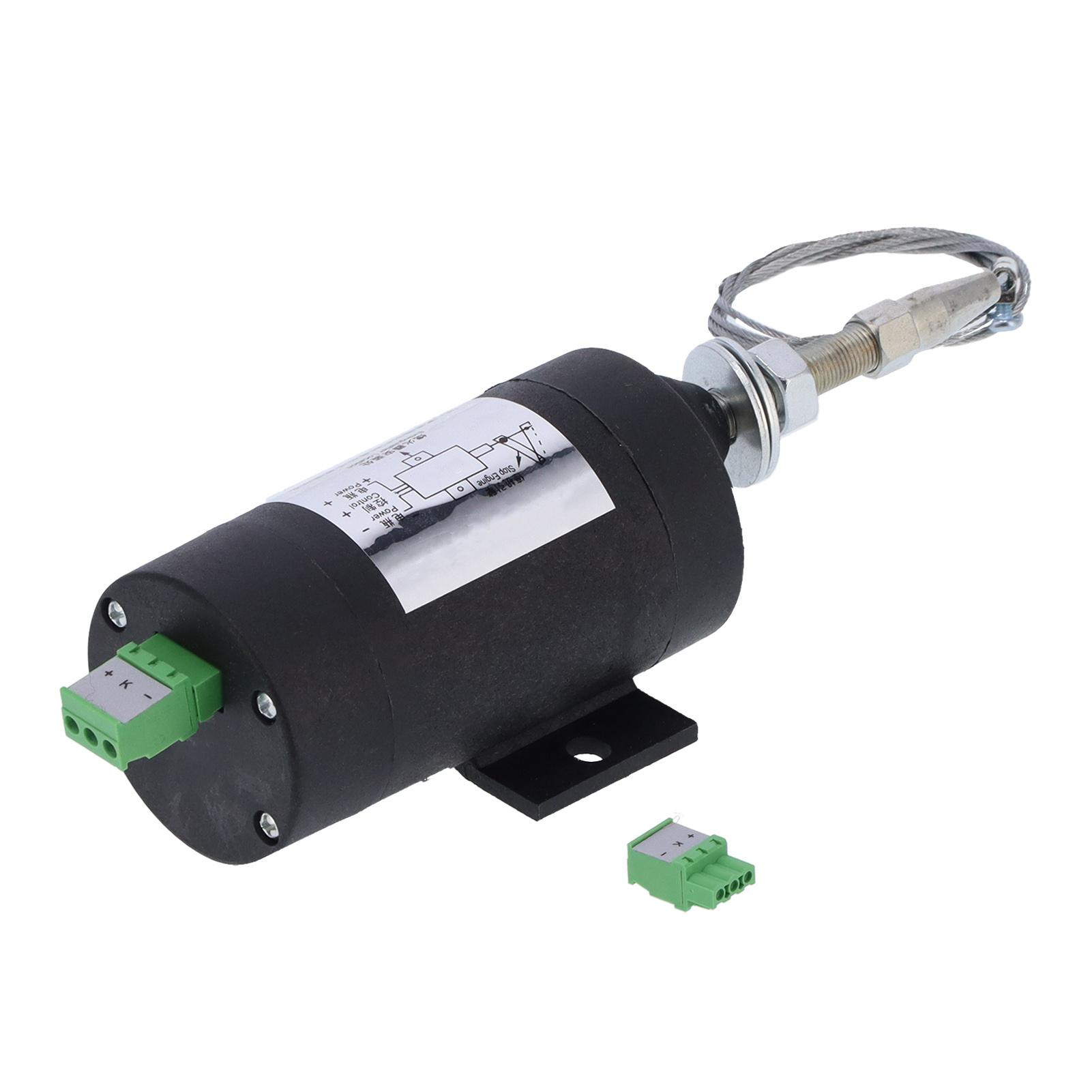

Engine Stop Valve Diesel Generator Solenoid Flameout Shutdown Shut Off 12V XHQPTG