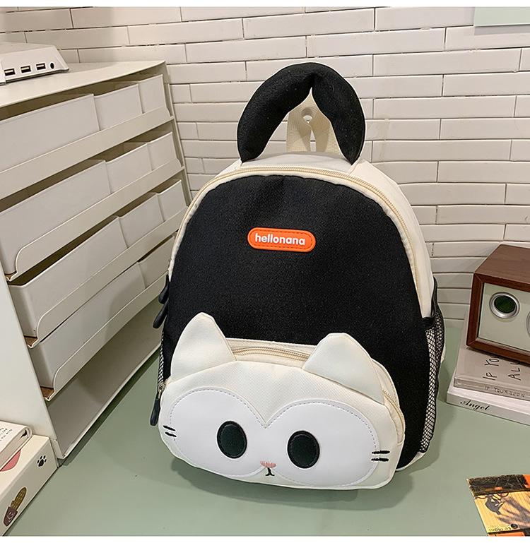 Cartoon Shape Children's Backpack New Removable Panda Owl Kindergarten Cute Boys and Girls School Bag