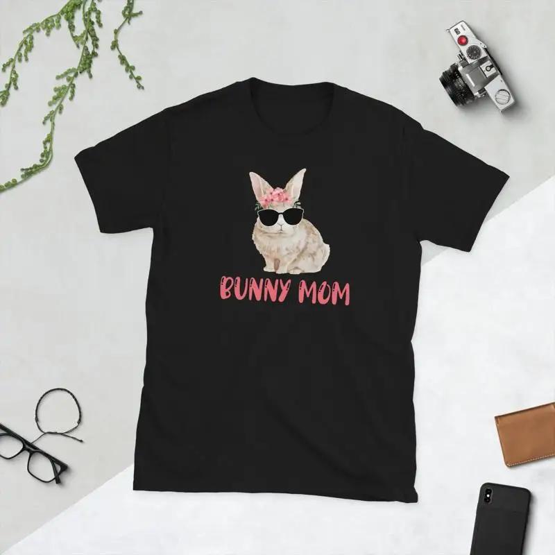 Bunny Mom Rabbit Momma Owner Lover T Shirt S