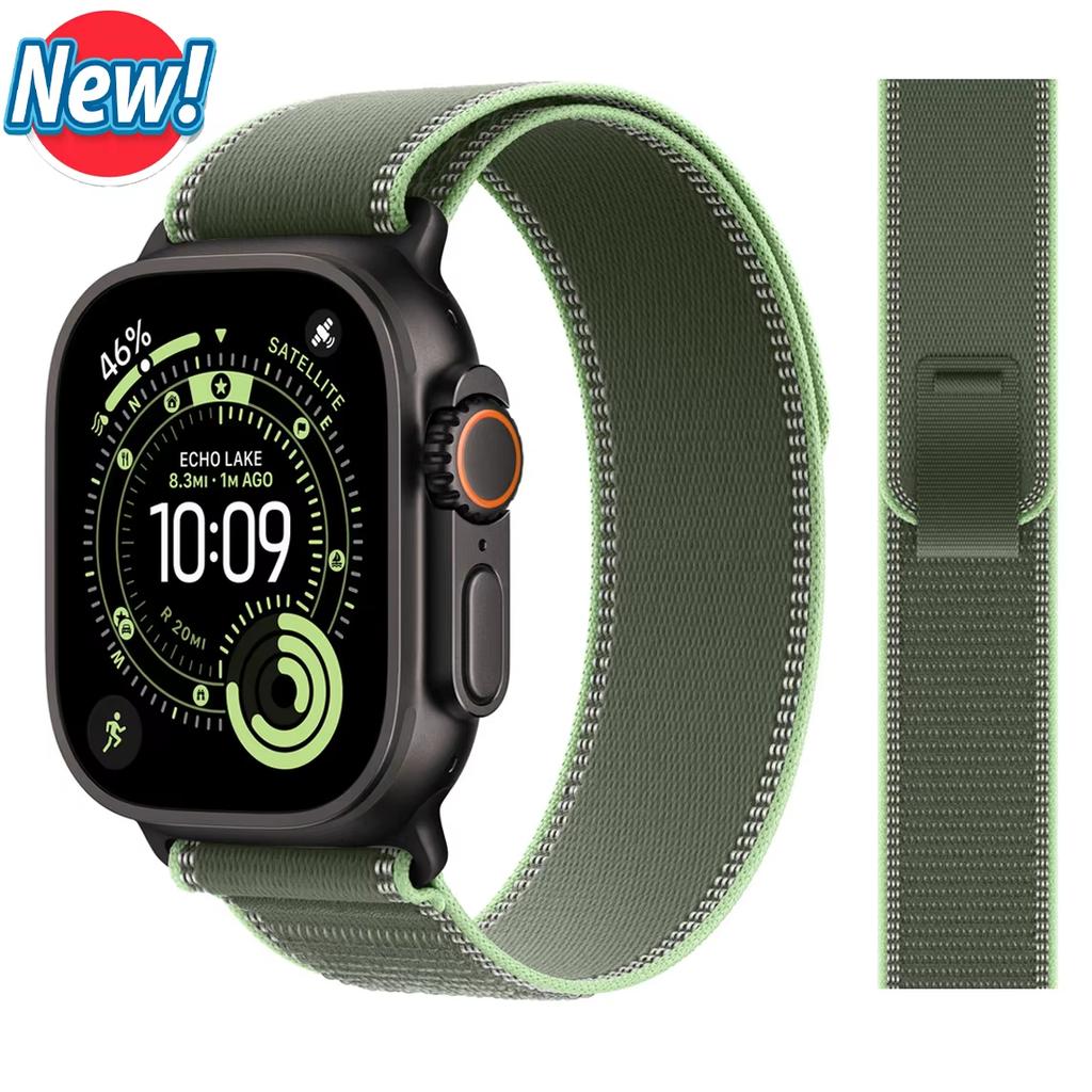 Bands For Apple Watch Strap Ultra2 3 49mm 46mm 44mm 45mm 40mm 41mm Sport Trail Loop Correas Bracelet iWatch Series 11 10 9 8 SE