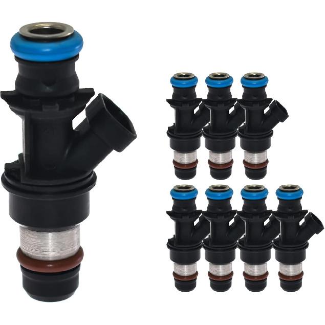 8PCS Fuel Injectors 25317628 For Delphi 01-07 Chevy Truck 4.8L 5.3L 6.0L 25320287 17113698 FJ10062