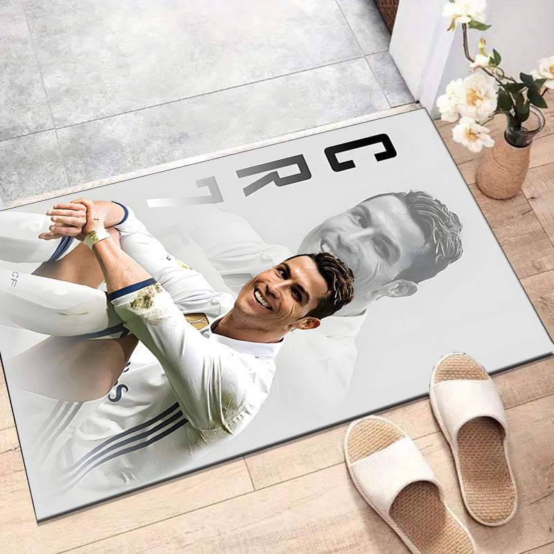 1pc Number 7 Soccer Design Printed Area Rug Carpet for Bedroom Living Room Home Decor Rugs Mat Non Slip Mat Rug for Bedside