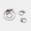 5 PCS Hose Clamp 6-12mm 1/4" 3/8" 304 Stainless Worm Drive  Spring Clip Water Fuel Line Homebrew