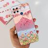 For Realme C15 Case Fashion Marble Butterfly Flower Soft TPU Phone Case For Realme C15 RMX2180 RMX2195 Coque C 15 Silicone Cover