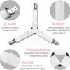 Tri-Head Bed Sheet Fasteners: Anti-Slip Elastic Clips & Fixing Buckles