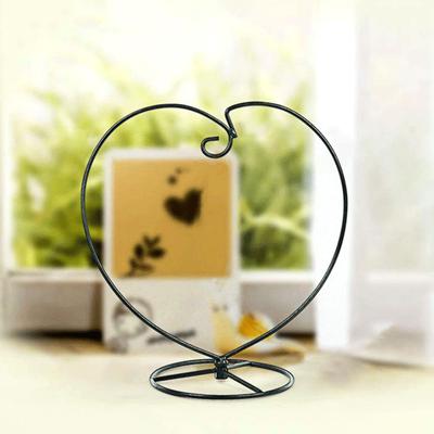 1 Set Display Stand Hollow Detachable Heart-shaped Desktop Decorative Ornament