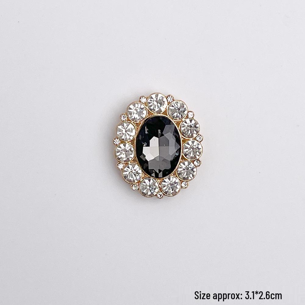 Decor Floare Sabot Aliaj Retro Stras - Catarame DIY High-End