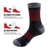 YUEDGE Thick Winter Warm and Comfortable for Outdoor Trail Sizes 5 Pairs Men's Socks, Hiking, 27-29cm,