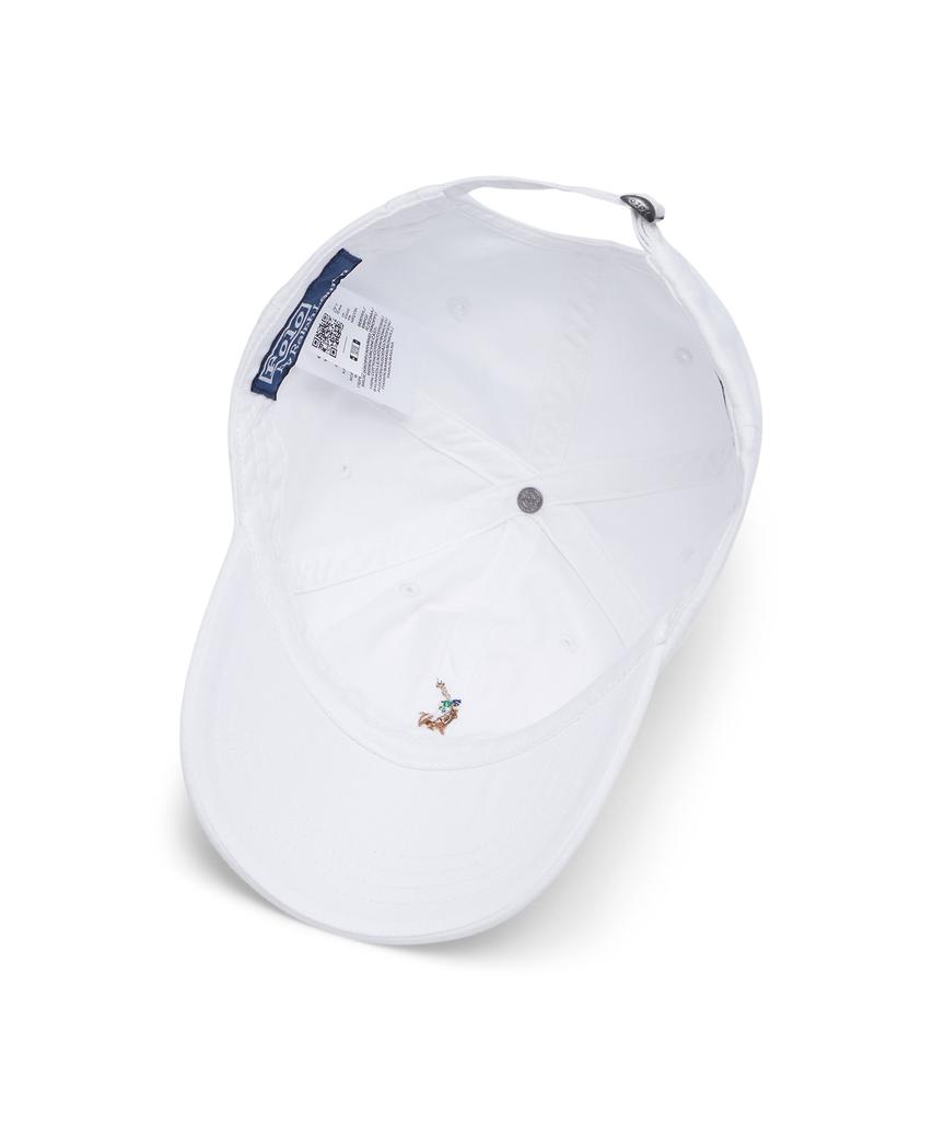 POLO RALPH LAUREN [White Collection] Twill Ball Cap - White