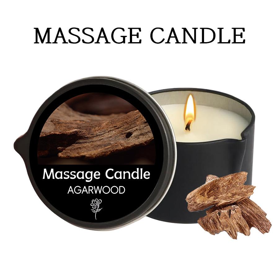 Amber Vanilla massage Candle , Soy Wax Scented Candles - Ideal for Creating Relaxing Ambience & Holiday Gifting, Gifts for Women