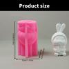 Bunnies Animal Silicone Molds for Candle Soap Candy Chocolate Molds Cement Gypsum Silicone Molds for Home Decoration