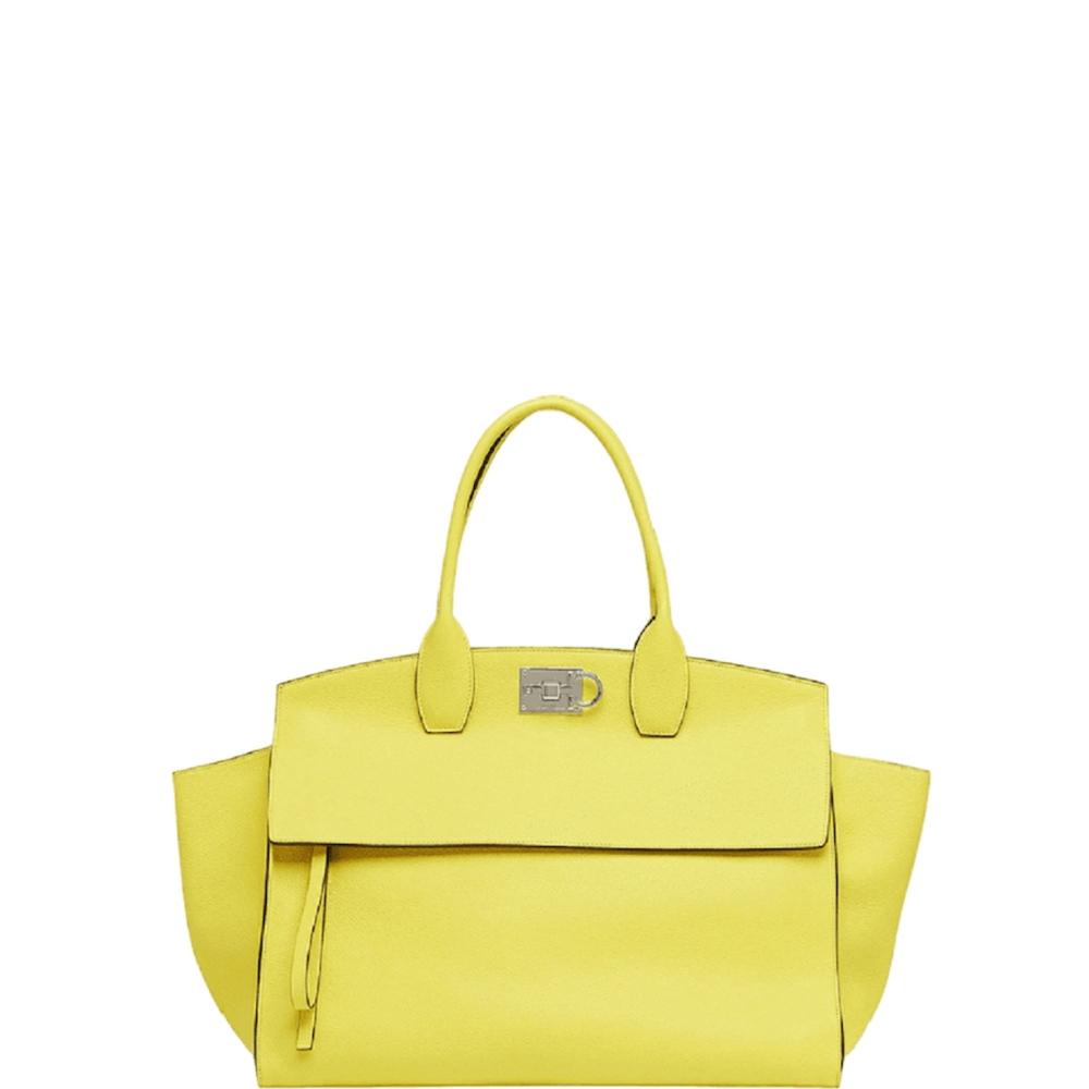 

Salvatore Ferragamo Ferragamo Studio Soft Shoulder Bag Yellow Yellow