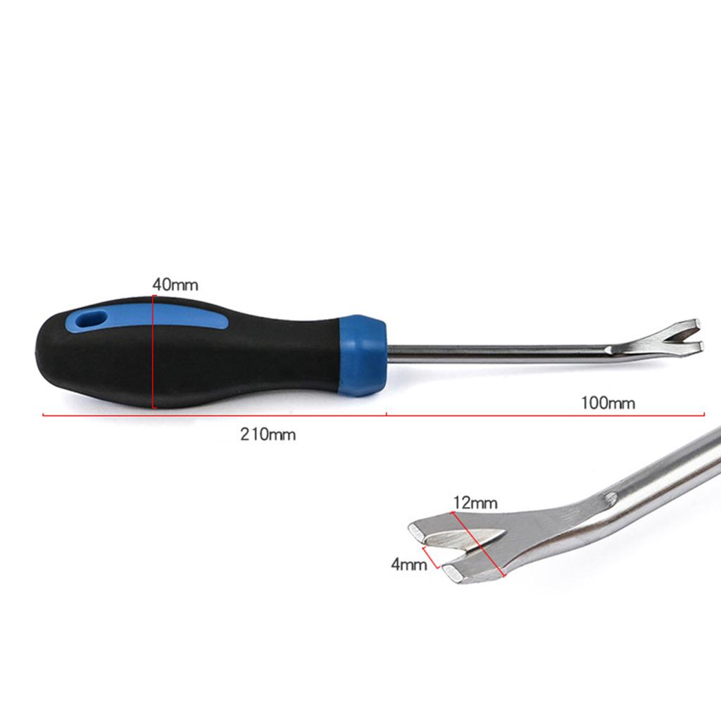 Practical for Crowbar Pry Bar Staple Nail Puller Lightweight Buckle Trim Screwdriver Car Door Removal Pliers Hand Tools