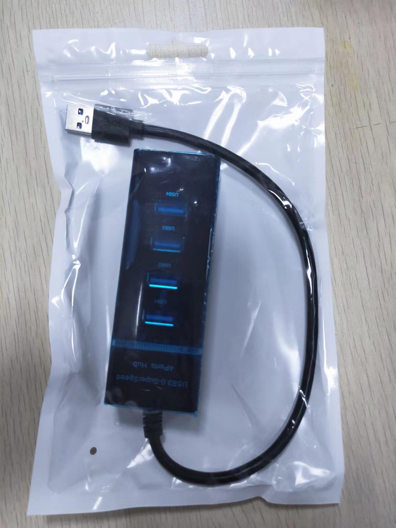 USB 3.0 4-Port Docking Station Hub