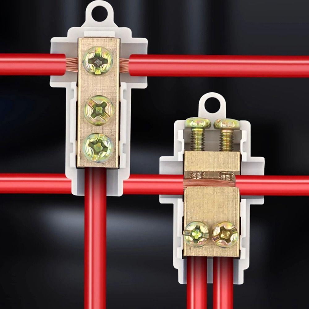 Universal High Power Splitter Conductor Brass Wire Connector Terminal Blocks Electrical