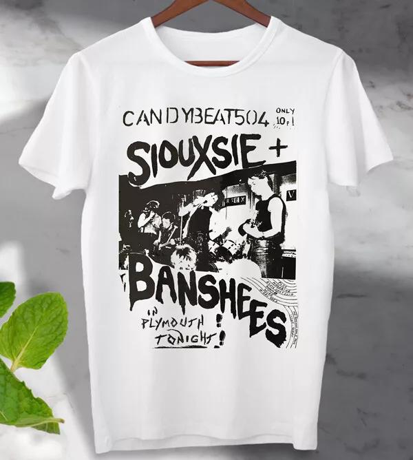 Siouxsie and Banshees Candy 100% Cotton T-shirt Mens Tees Top gift Poster Tee Unisex Men's, Ladies Top