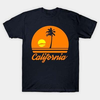 California Sunset T Shirt S 5XL Fast Shipping