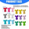 Pack of 6 Durable Efficient Plastic Large Wall Bows Designed for Long Time Celebration and Event Decors Applications