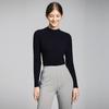 Half-High Collar Long Sleeves T-shirt Female 2025 Spring & Fall New Arrival Elegant Slim Looking Fashion All-Match Modal Bottoming Shirt Tops