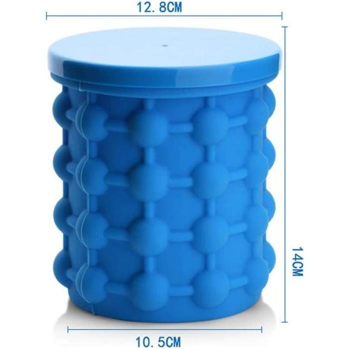 Ice Bucket Creative Ice Silicone Bucket Mold Portable Ice Cube Maker (2 In 1) Gain De Place Ice Cube Maker, for Carbonated Drinks[671]