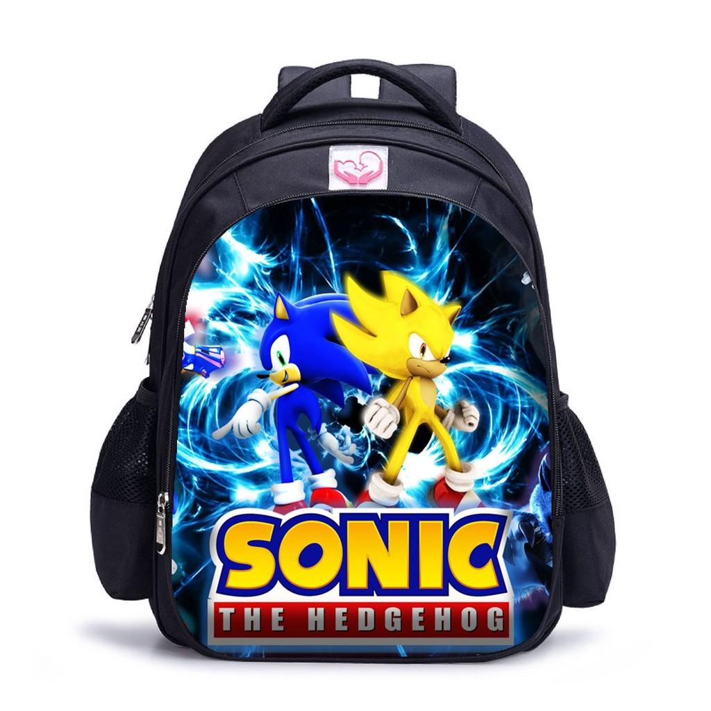 Sonic Schülerrucksack Große Kapazität Wasserdicht und Verschleißfest Kinderrucksack