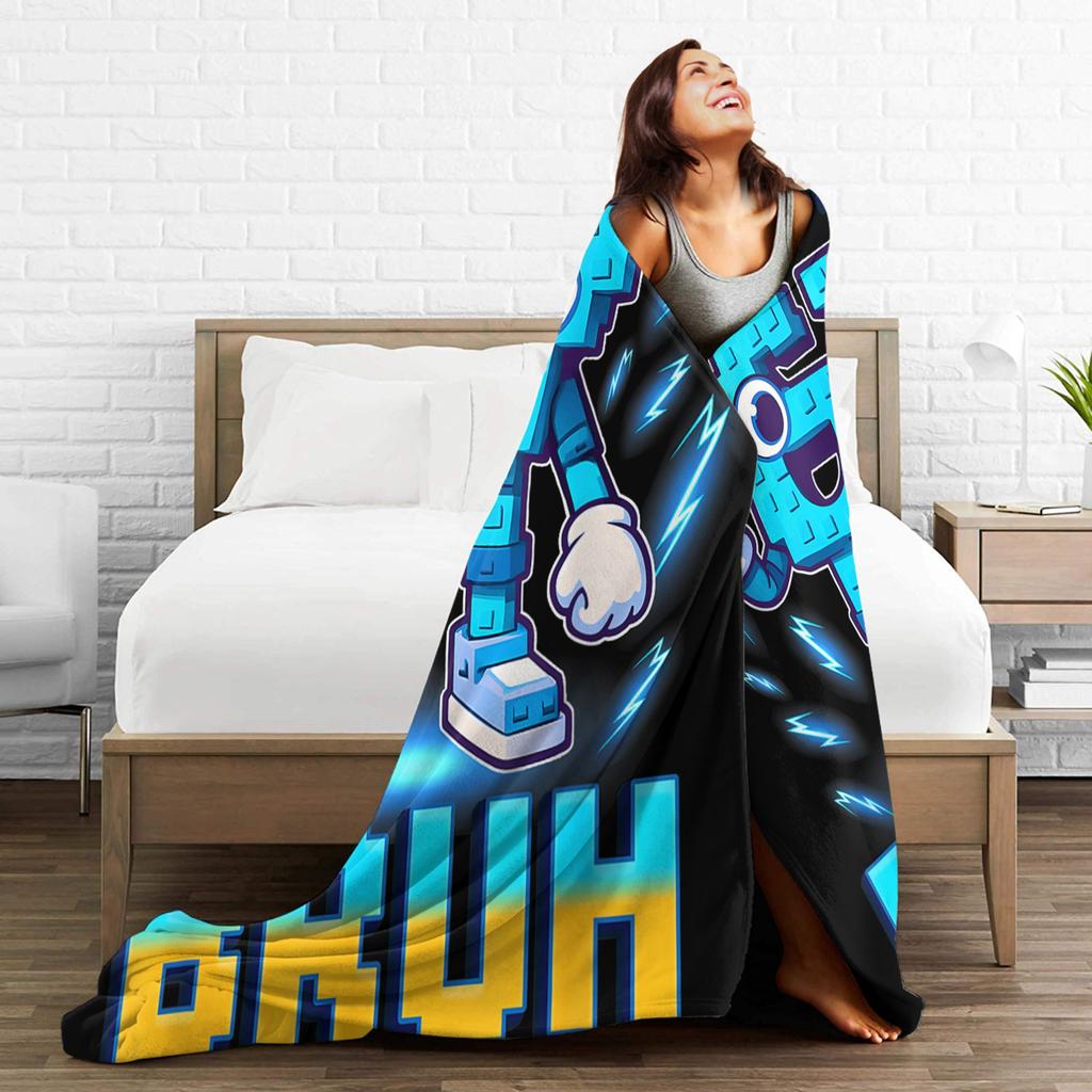 Seis Siete Hermano Cerebro Podrido Italiano Divertido 67 Manta de Franela Caliente de Invierno Suave Ropa de Cama Mantas para Sala de Estar Colcha Cubre Cama