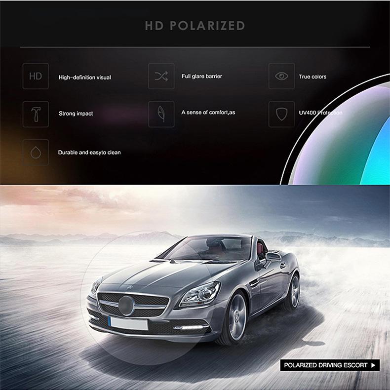 Outdoor Fishing Sunglasses New Polarized Riding Windproof Sports Glasses Cross-border UV Resistant Dazzling