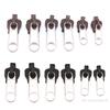 6pcs Instant Zipper Universal Instant Fix Zipper Repair Kit Replacement Zip Slider for DIY Sew