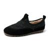 Winter new velvet warm women's shoes lazy casual cotton shoes women are not tired of feet mother
