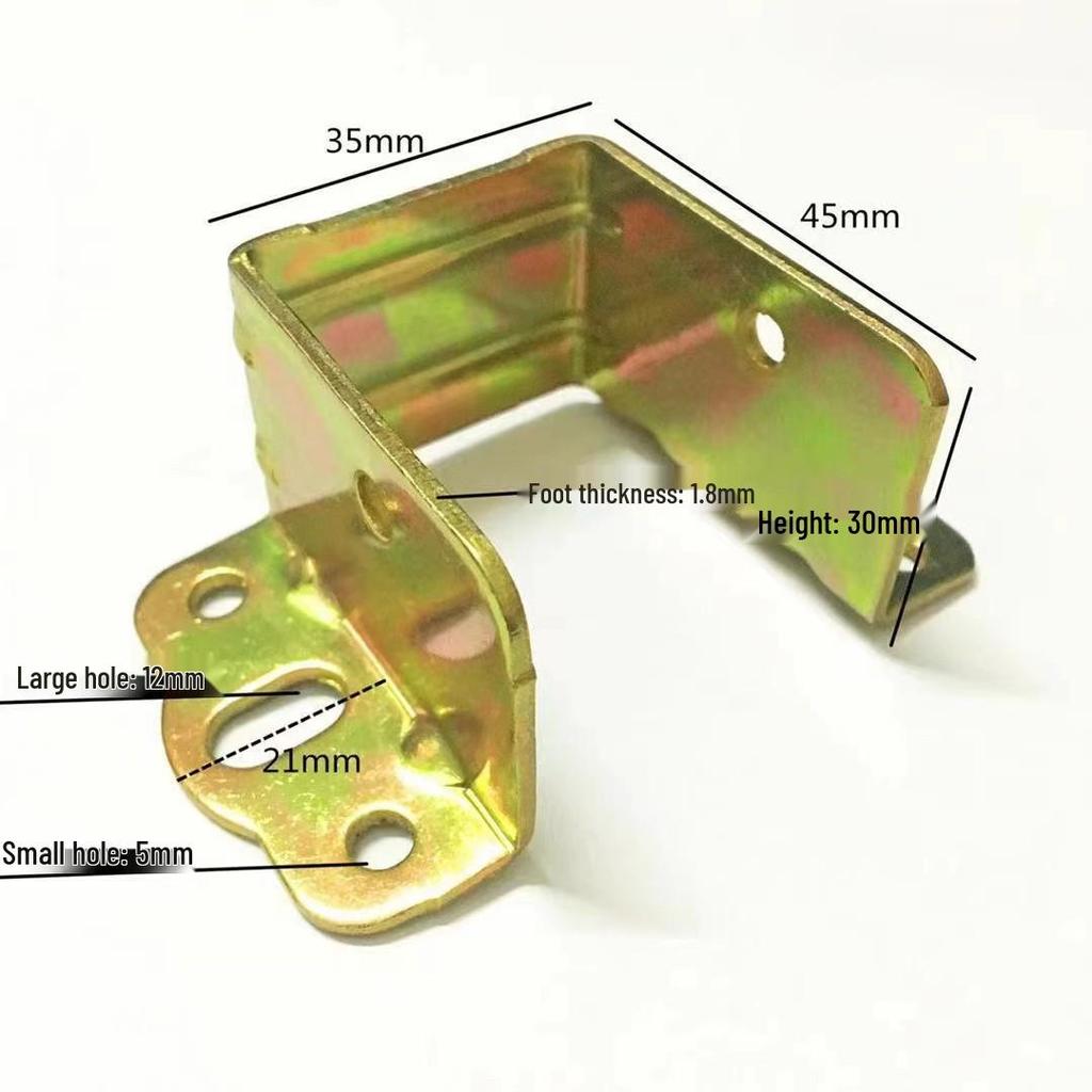 Konzola pantu zábradlí postele ve tvaru U z masivního dřeva s vkládací přezkou