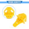 VekAuto 20pcs Bumper Clips Bumper Fender Fasteners Clips Rivet Retainers for Ho Nda CRV 2.4L 2012-2014 Nylon Yellow Retainer Fastener